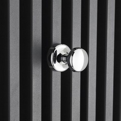 Hudson Reed Chrome Magnetic Robe Hook Round | ACC001