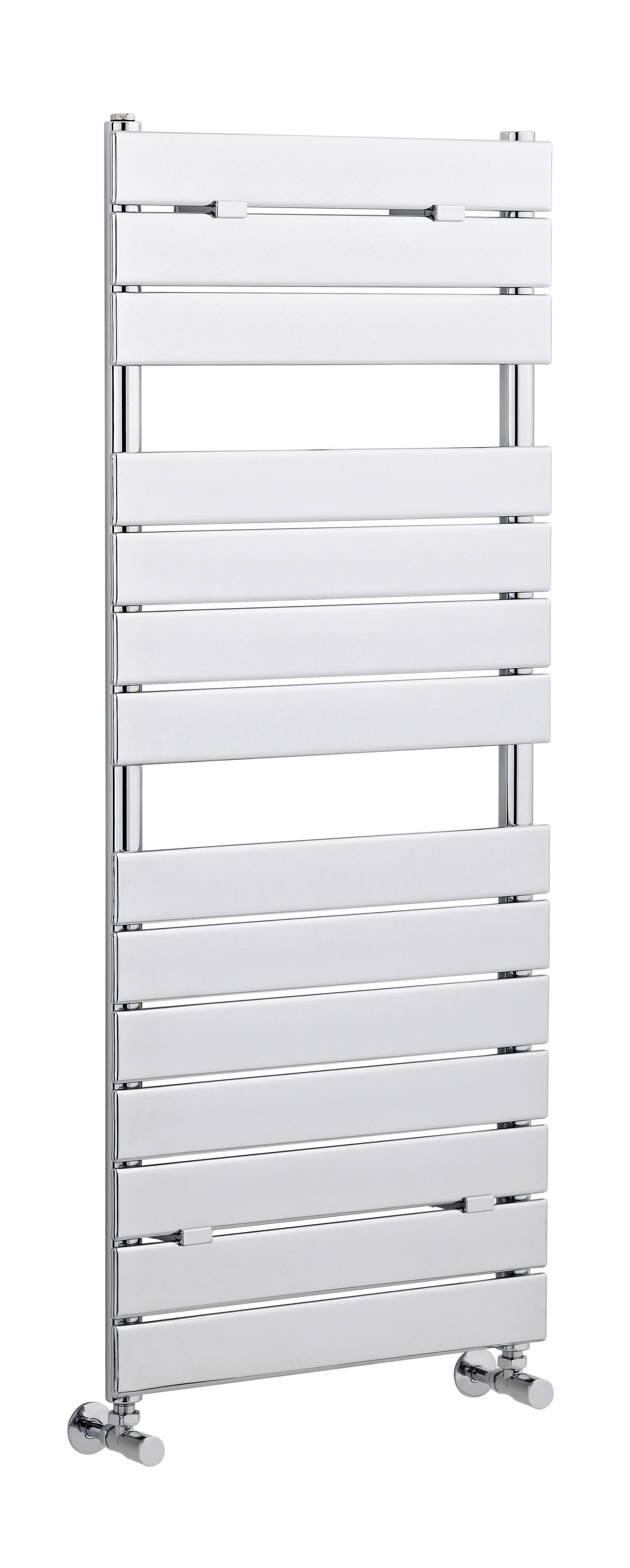 Hudson Reed Flat Panel Chrome Designer Heated Towel Rail Radiator | HL335