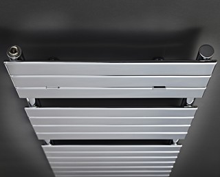 Hudson Reed Flat Panel Chrome Designer Heated Towel Rail Radiator | HL335