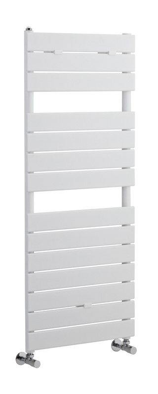 Hudson Reed Flat Panel White Designer Heated Towel Rail Radiator | HLW35