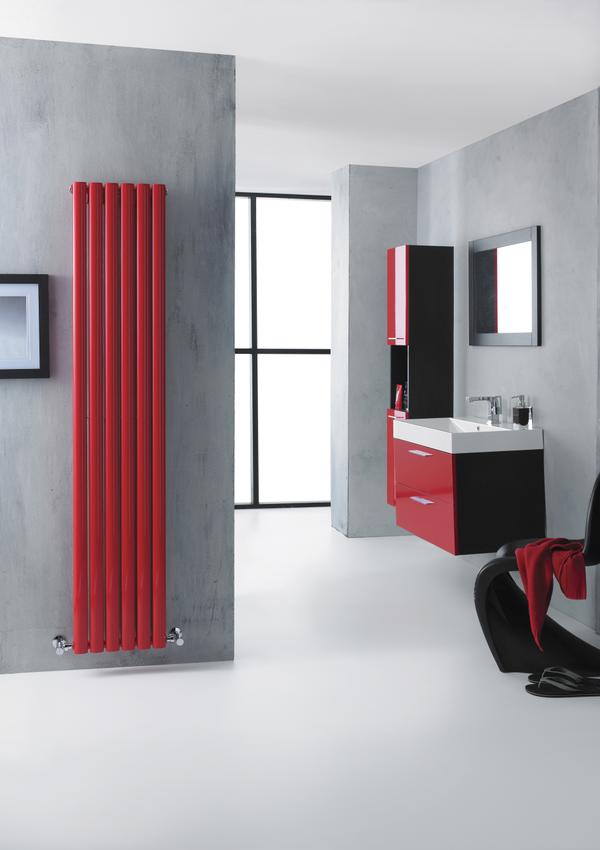 Hudson Reed Revive Red Double Designer Radiator | HRE003