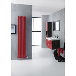 Hudson Reed Revive Red Double Designer Radiator | HRE003