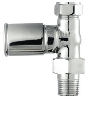 Hudson Reed Modern Radiator Valves - Straight | RV001